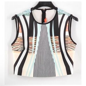 NWOT: $109 CLOVER CANYON “Desert Home” Crop Top, Small